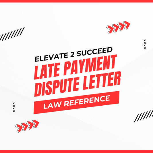 Late Payment Dispute Letter - With Laws